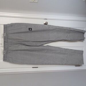 NWT Chef Revival Black & White Houndstooth Baggy Chef Pants - 3X